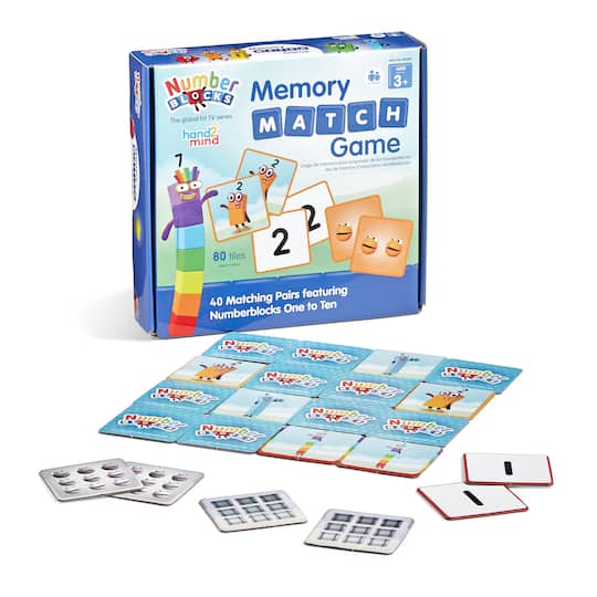 hand2mind Numberblocks&#xAE; Memory Match Game Set